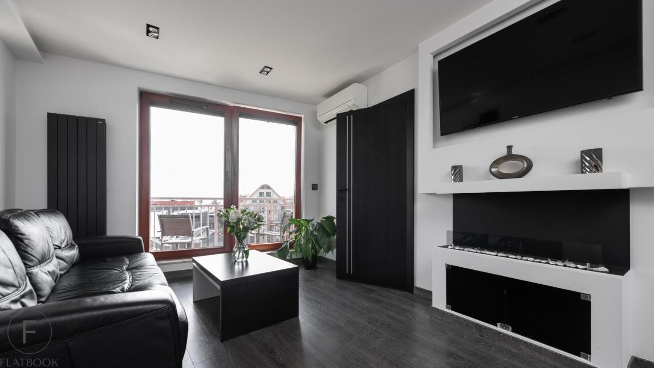 Flatbook Apartments Waterlane Island Spa With Riverview Gdansk Exterior photo