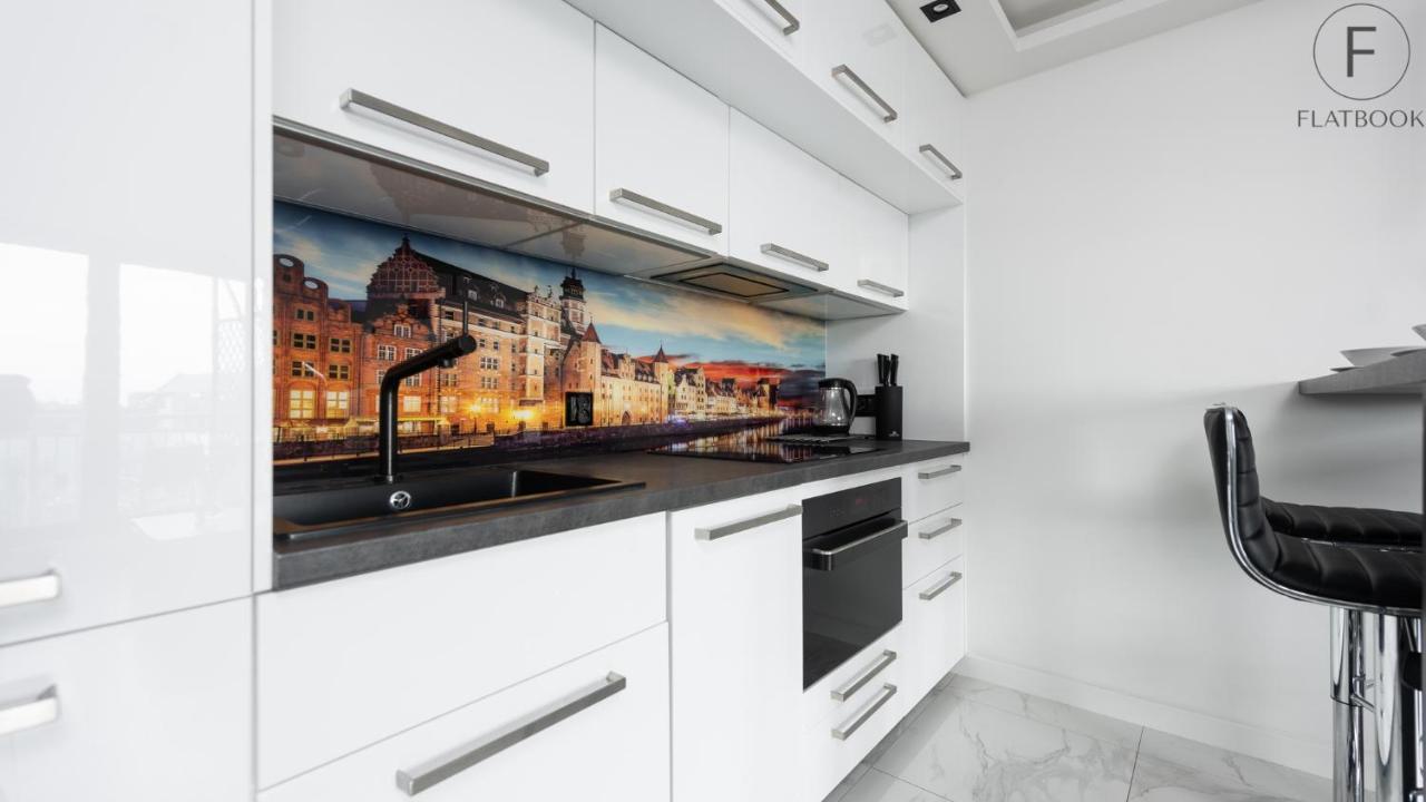 Flatbook Apartments Waterlane Island Spa With Riverview Gdansk Exterior photo