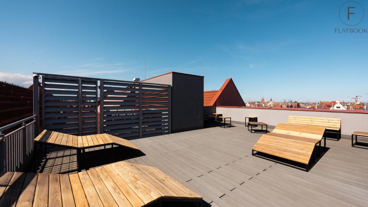 Flatbook Apartments Waterlane Island Spa With Riverview Gdansk Exterior photo