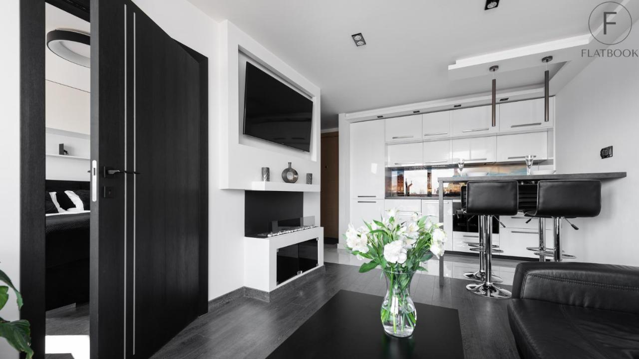 Flatbook Apartments Waterlane Island Spa With Riverview Gdansk Exterior photo