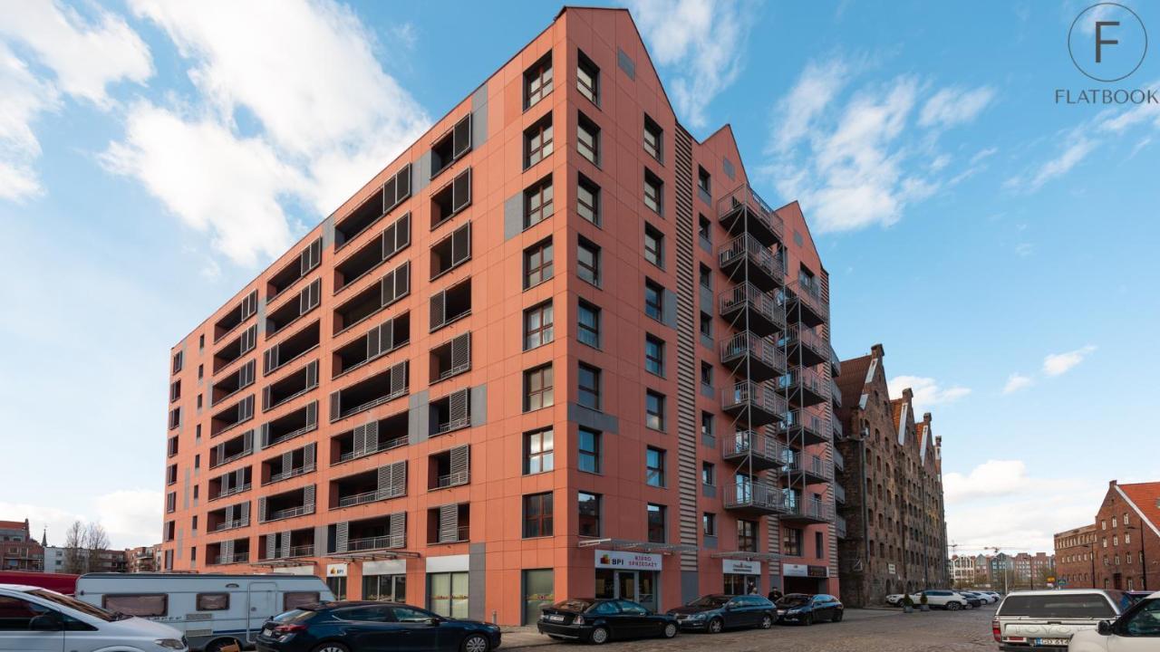 Flatbook Apartments Waterlane Island Spa With Riverview Gdansk Exterior photo
